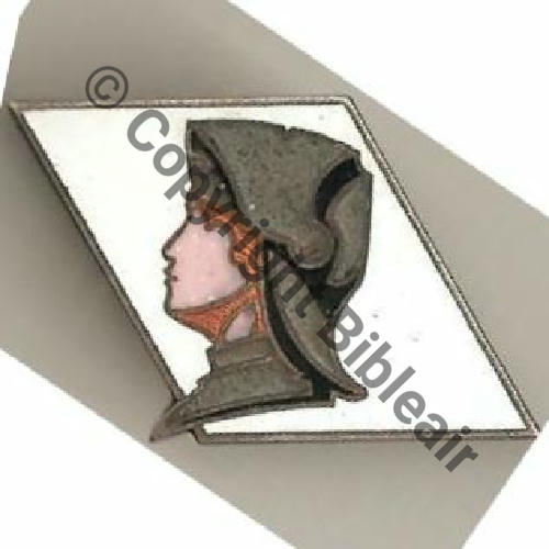 124  1945.46 A1098NH SPA.124 JEANNE ARC 2eDRILLE GC.II.6 Gd Mdle  DrPN Bol Dos lisse Sc.03volets 250Eur03.08